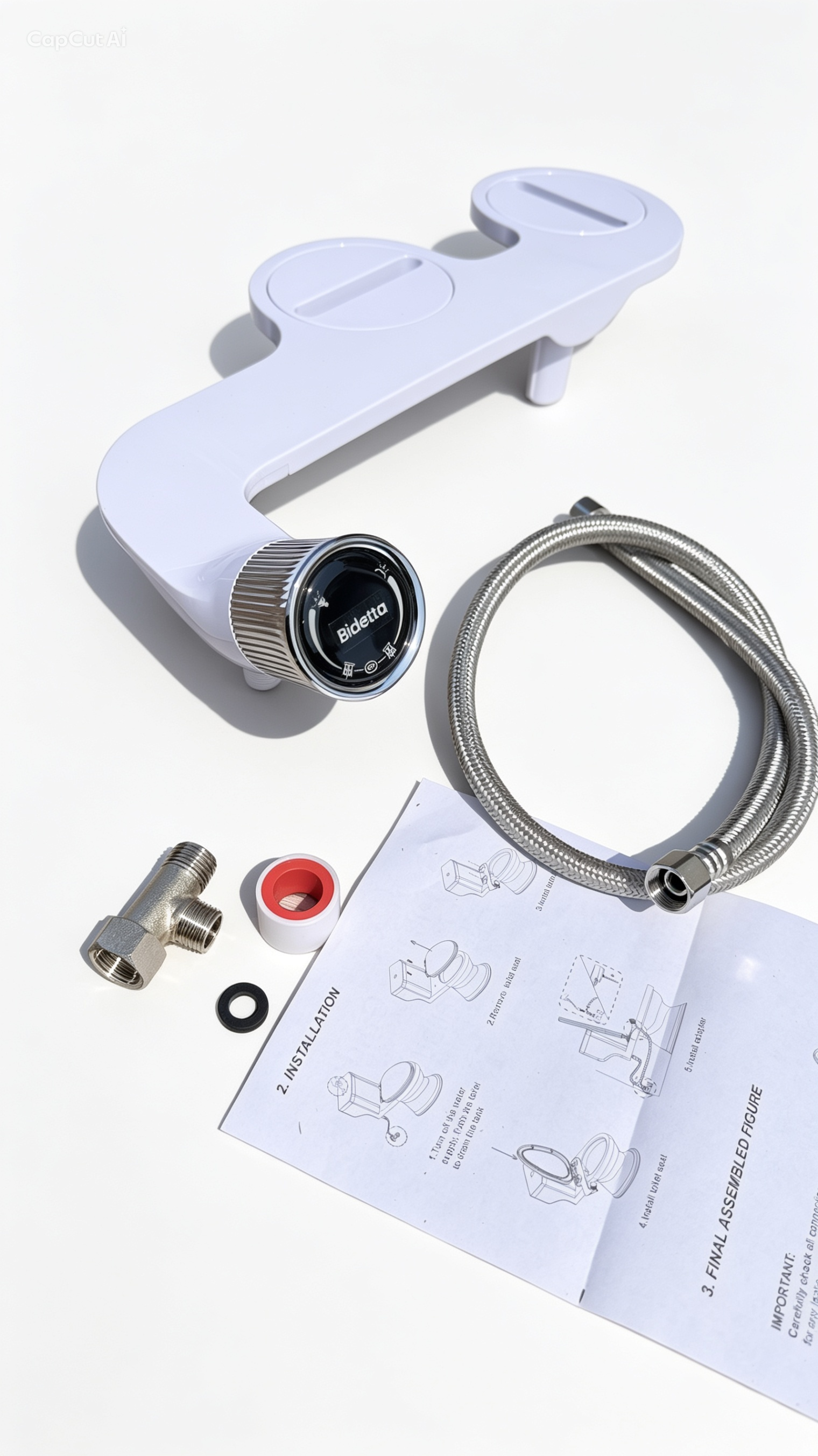 Universal bidetattachment and parts